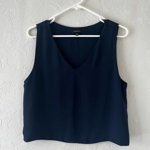 Aritzia babaton Murphy blouse size medium dark blue